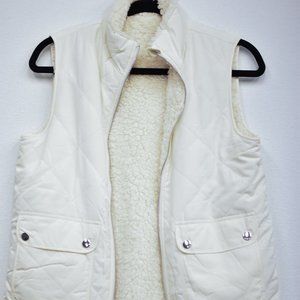 Reversible Sherpa Zip-Up Vest